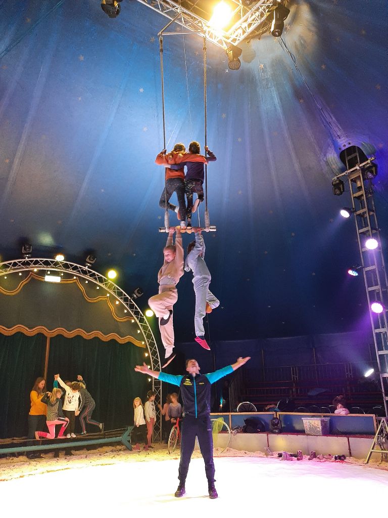 Proben im Zirkus